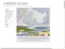 Tablet Screenshot of christinesullivan.com